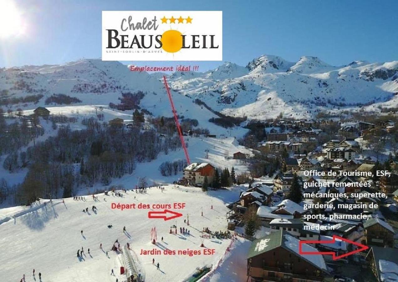 Chalet Beausoleil 4 Etoiles - Prestige - Au Pied Du Col De La Croix De Fer Saint-Sorlin-dʼArves Esterno foto